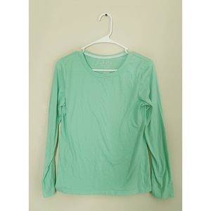 Mint green long sleeve tee
